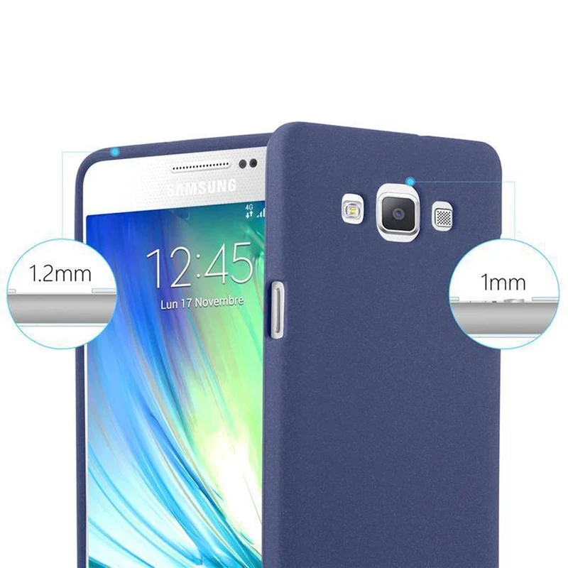 Cadorabo Hülle kompatibel mit Samsung Galaxy A3 2015 Schutzhülle aus flexiblem TPU Silikon