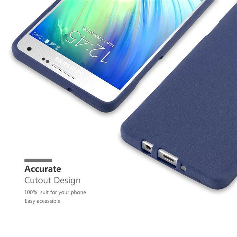 Cadorabo Hülle kompatibel mit Samsung Galaxy A3 2015 Schutzhülle aus flexiblem TPU Silikon