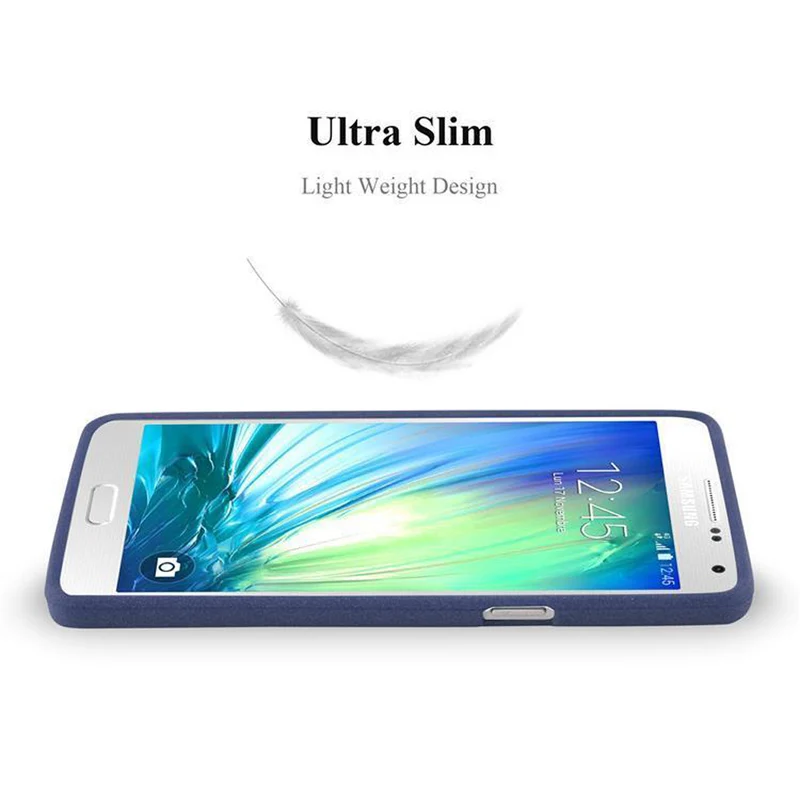 Cadorabo Hülle kompatibel mit Samsung Galaxy A3 2015 Schutzhülle aus flexiblem TPU Silikon