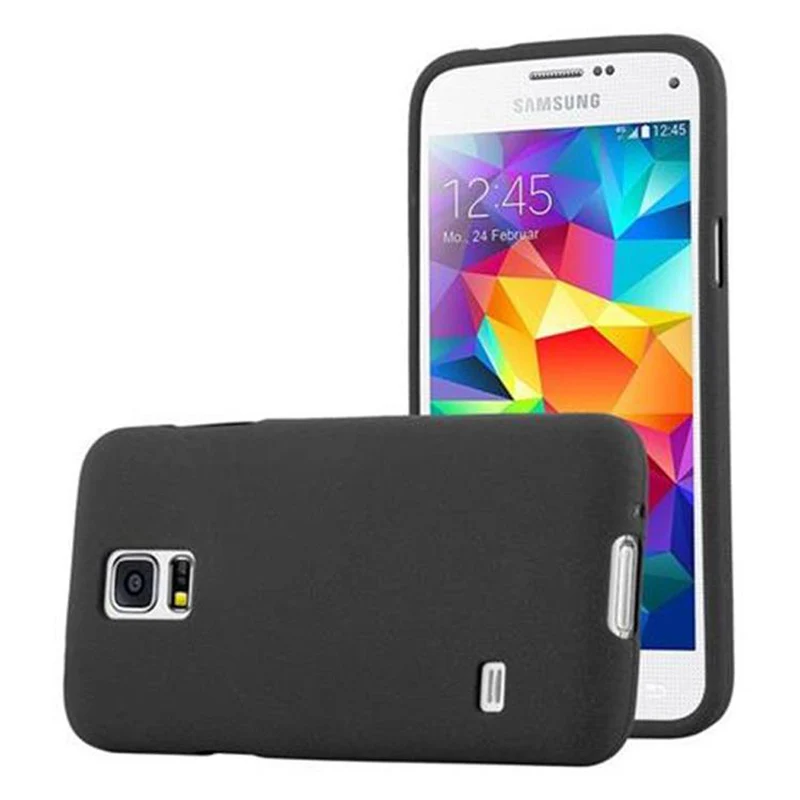 Cadorabo Hülle kompatibel mit Samsung Galaxy S5 MINI / S5 MINI DUOS Schutzhülle aus flexiblem TPU Silikon