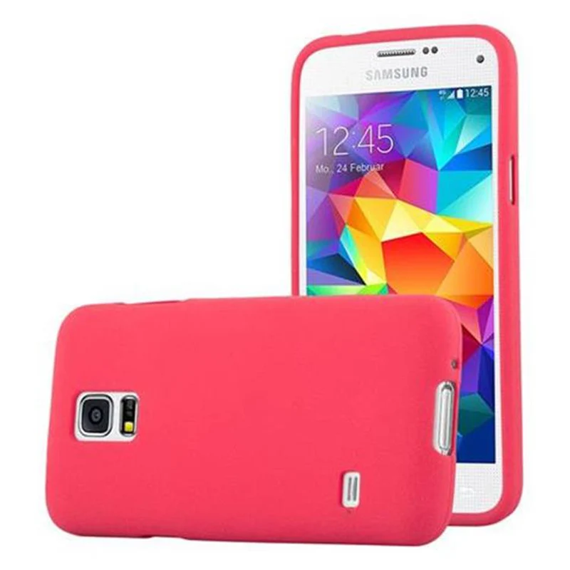 Cadorabo Hülle kompatibel mit Samsung Galaxy S5 MINI / S5 MINI DUOS Schutzhülle aus flexiblem TPU Silikon