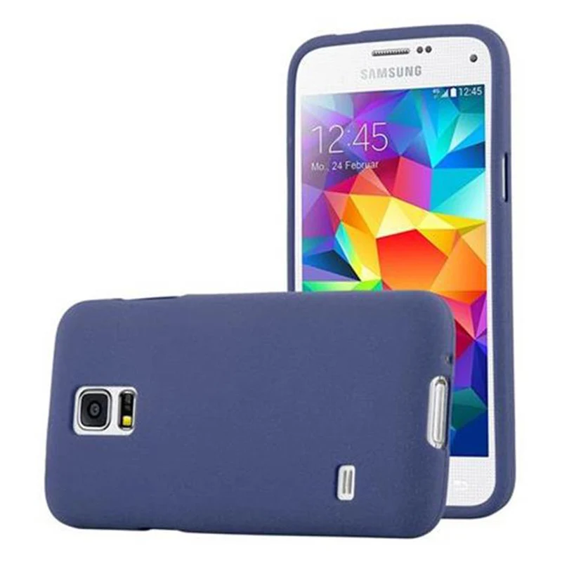 Cadorabo Hülle kompatibel mit Samsung Galaxy S5 MINI / S5 MINI DUOS Schutzhülle aus flexiblem TPU Silikon