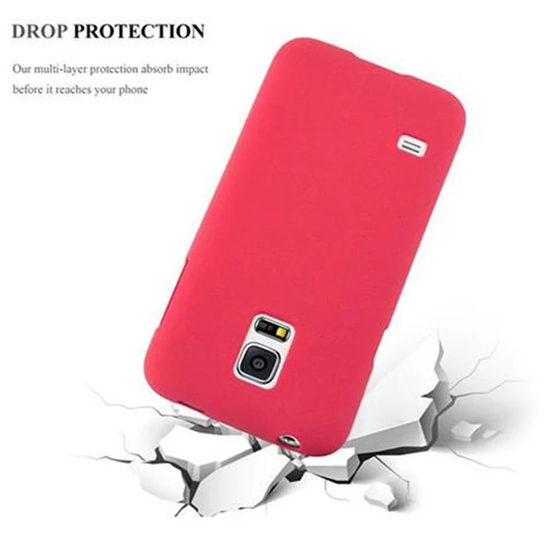 Cadorabo Hülle kompatibel mit Samsung Galaxy S5 MINI / S5 MINI DUOS Schutzhülle aus flexiblem TPU Silikon