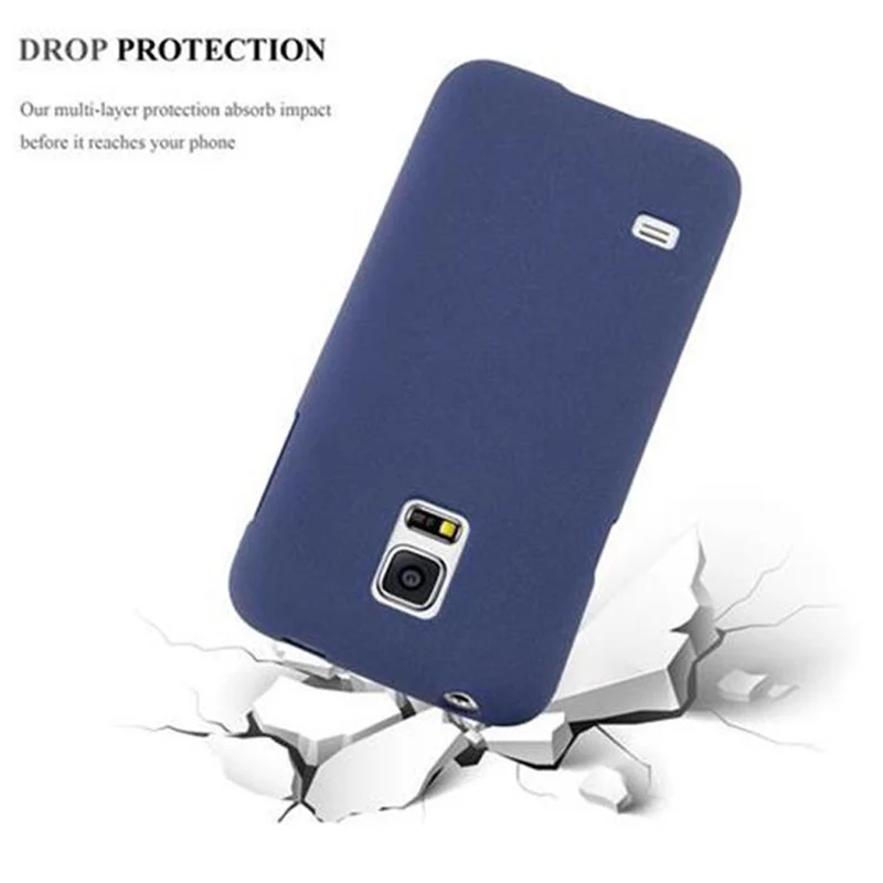 Cadorabo Hülle kompatibel mit Samsung Galaxy S5 MINI / S5 MINI DUOS Schutzhülle aus flexiblem TPU Silikon