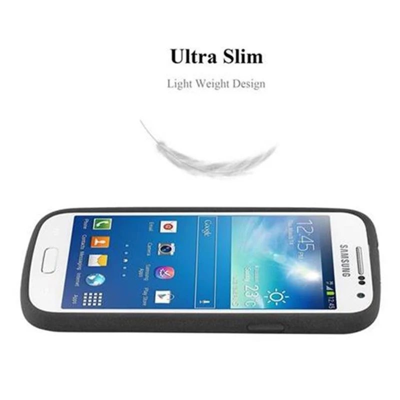 Cadorabo Hülle kompatibel mit Samsung Galaxy S4 MINI Schutzhülle aus flexiblem TPU Silikon