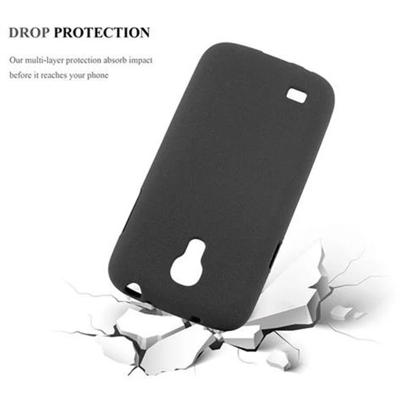Cadorabo Hülle kompatibel mit Samsung Galaxy S4 MINI Schutzhülle aus flexiblem TPU Silikon