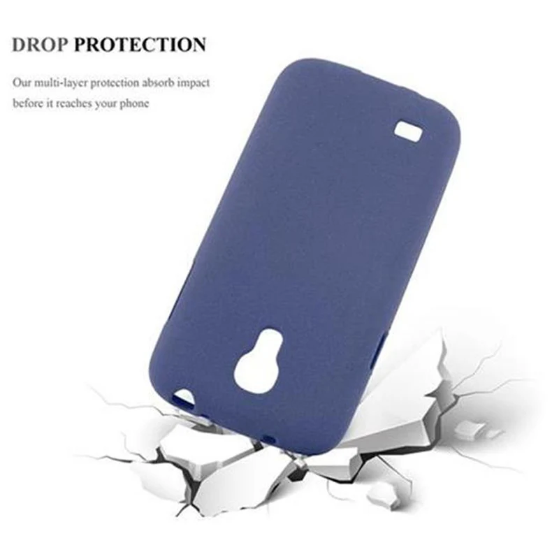 Cadorabo Hülle kompatibel mit Samsung Galaxy S4 MINI Schutzhülle aus flexiblem TPU Silikon