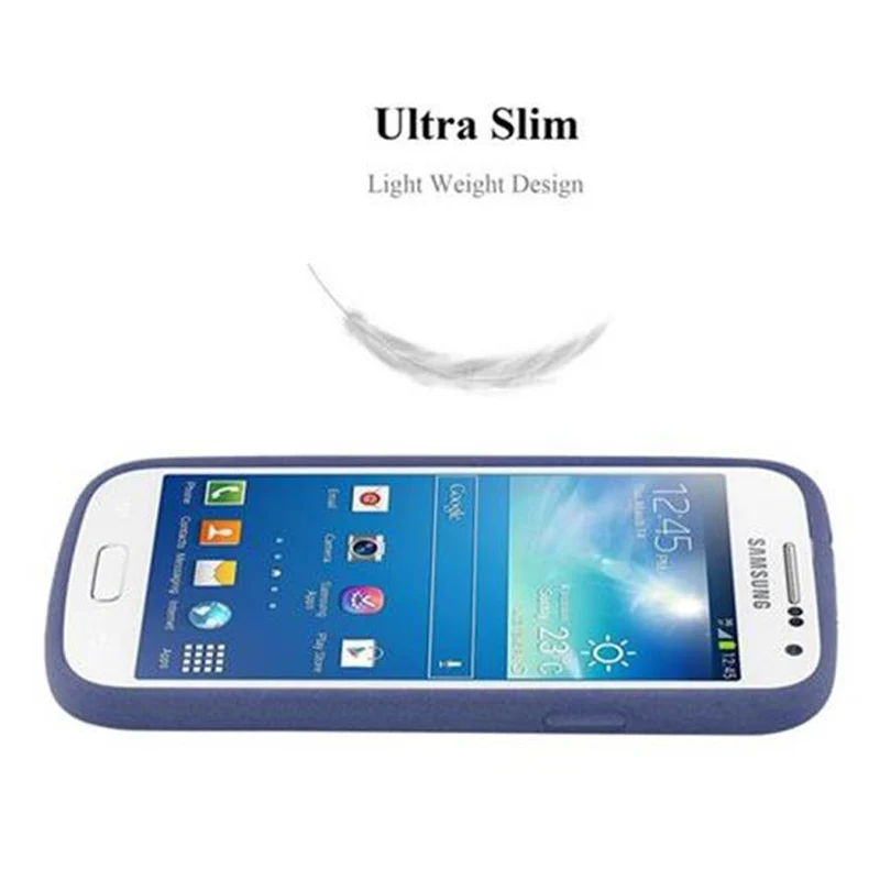 Cadorabo Hülle kompatibel mit Samsung Galaxy S4 MINI Schutzhülle aus flexiblem TPU Silikon