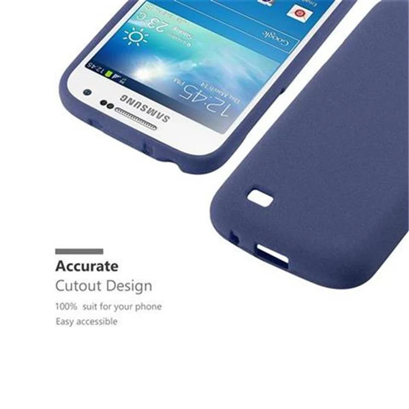Cadorabo Hülle kompatibel mit Samsung Galaxy S4 MINI Schutzhülle aus flexiblem TPU Silikon