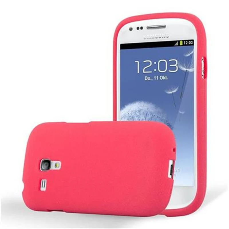 Cadorabo Hülle kompatibel mit Samsung Galaxy S3 MINI Schutzhülle aus flexiblem TPU Silikon