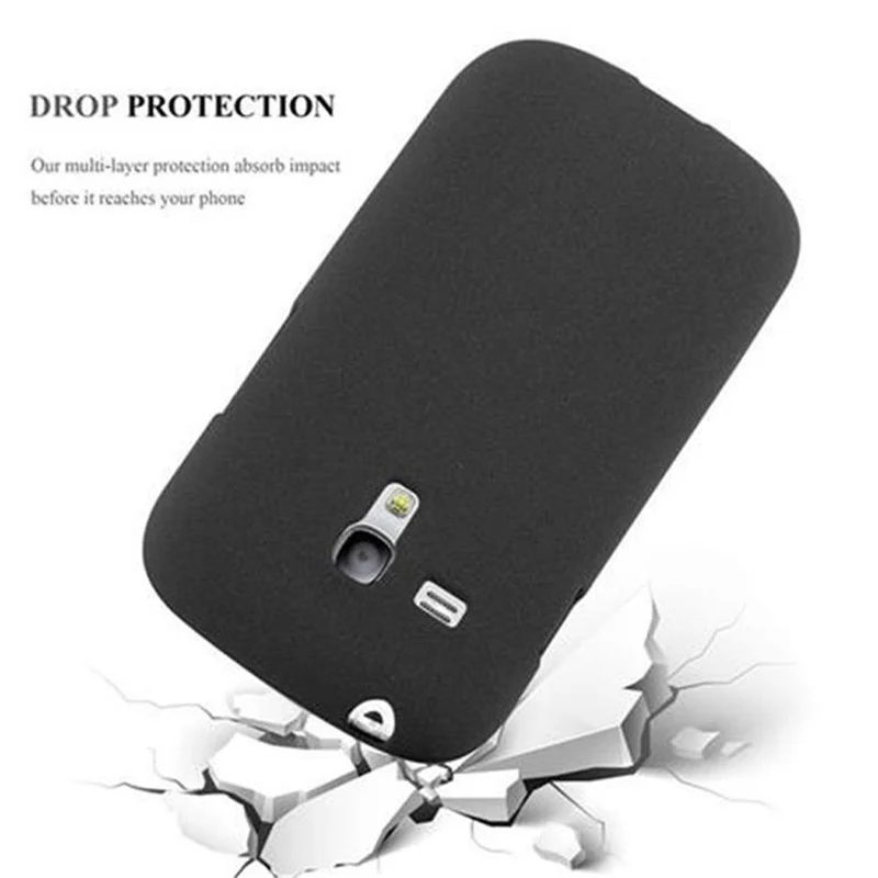 Cadorabo Hülle kompatibel mit Samsung Galaxy S3 MINI Schutzhülle aus flexiblem TPU Silikon