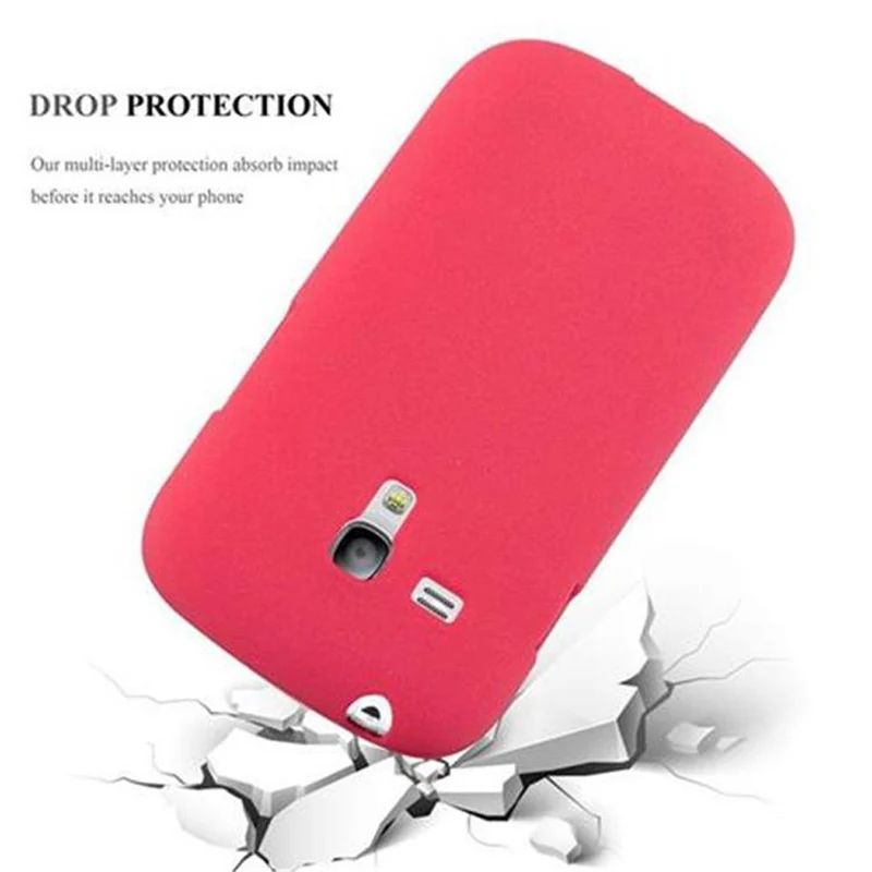 Cadorabo Hülle kompatibel mit Samsung Galaxy S3 MINI Schutzhülle aus flexiblem TPU Silikon