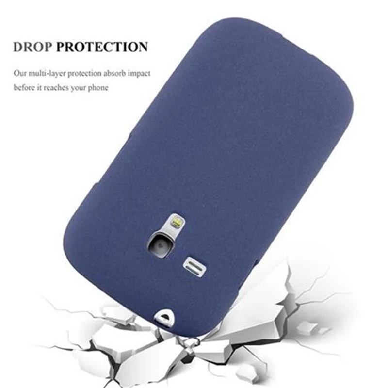 Cadorabo Hülle kompatibel mit Samsung Galaxy S3 MINI Schutzhülle aus flexiblem TPU Silikon