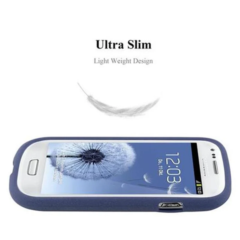 Cadorabo Hülle kompatibel mit Samsung Galaxy S3 MINI Schutzhülle aus flexiblem TPU Silikon