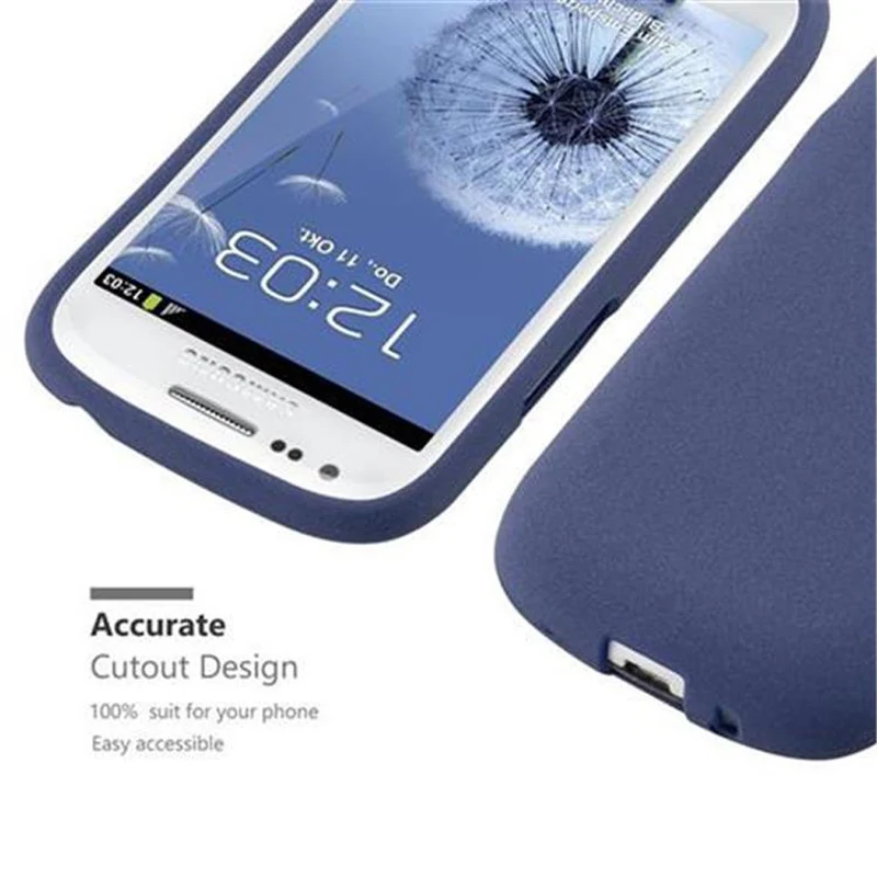 Cadorabo Hülle kompatibel mit Samsung Galaxy S3 MINI Schutzhülle aus flexiblem TPU Silikon