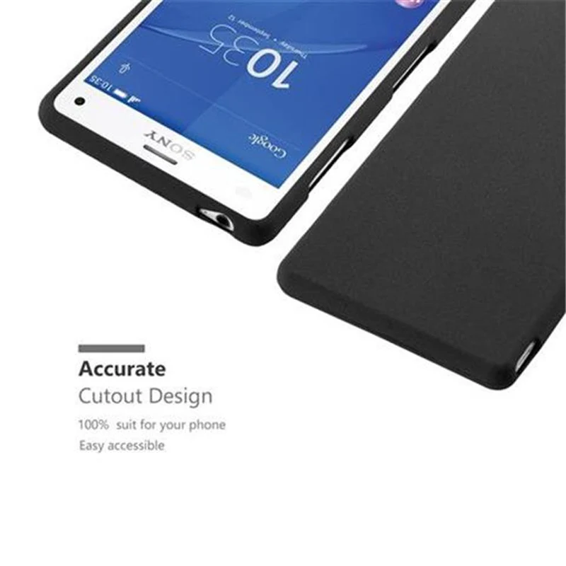Cadorabo Hülle kompatibel mit Sony Xperia Z3 Schutzhülle aus flexiblem TPU Silikon