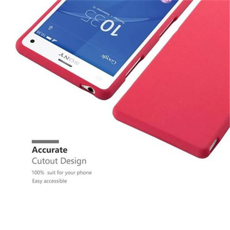 Cadorabo Hülle kompatibel mit Sony Xperia Z3 Schutzhülle aus flexiblem TPU Silikon