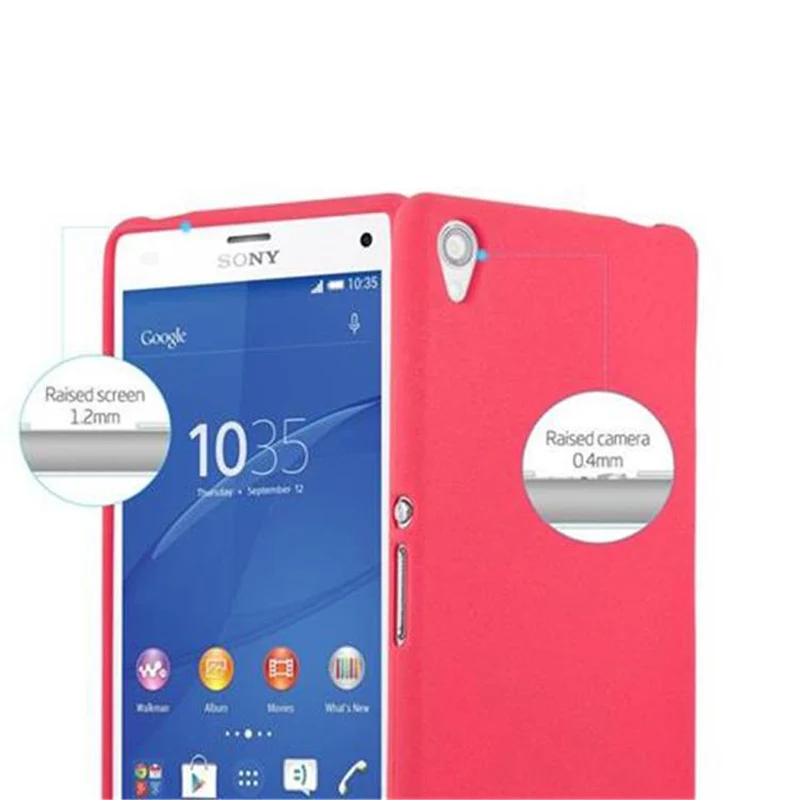 Cadorabo Hülle kompatibel mit Sony Xperia Z3 Schutzhülle aus flexiblem TPU Silikon