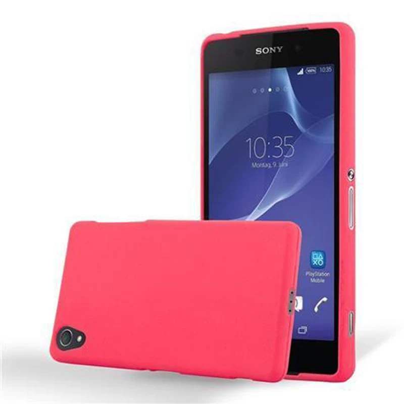 Cadorabo Hülle kompatibel mit Sony Xperia Z2 Schutzhülle aus flexiblem TPU Silikon