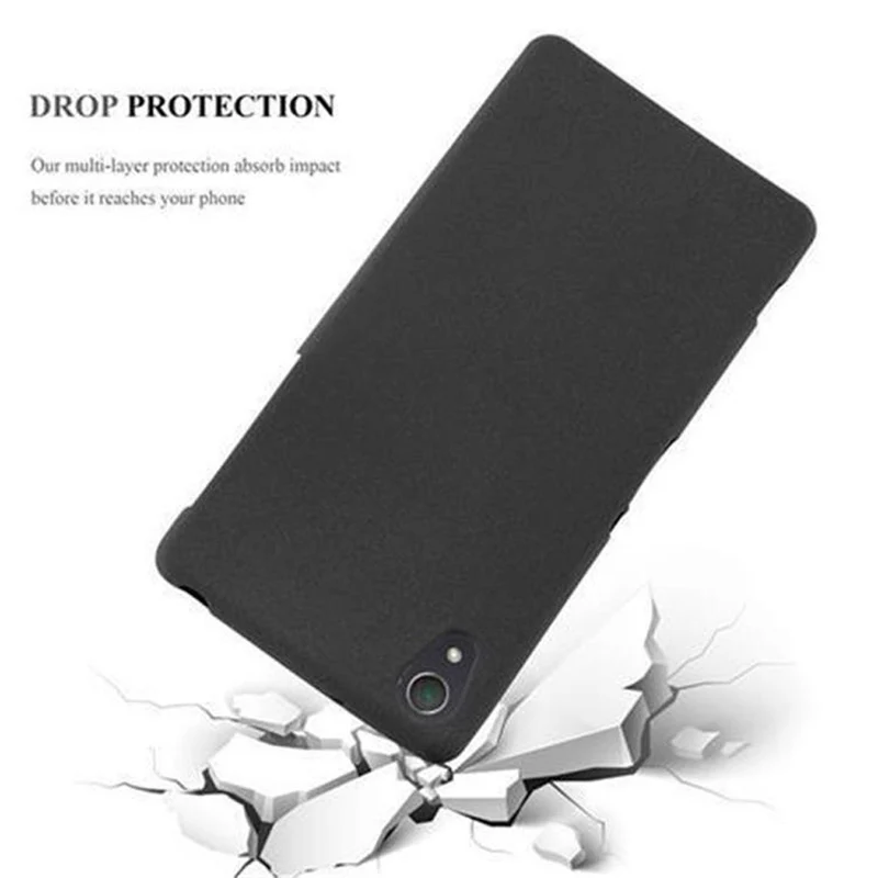 Cadorabo Hülle kompatibel mit Sony Xperia Z2 Schutzhülle aus flexiblem TPU Silikon