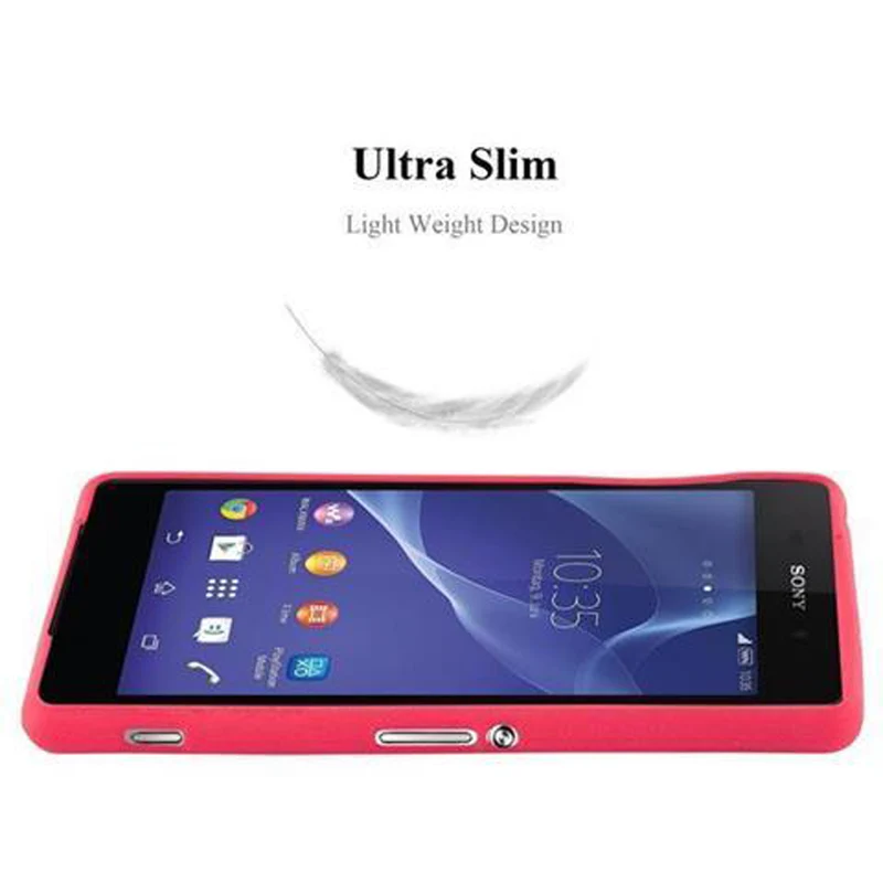 Cadorabo Hülle kompatibel mit Sony Xperia Z2 Schutzhülle aus flexiblem TPU Silikon
