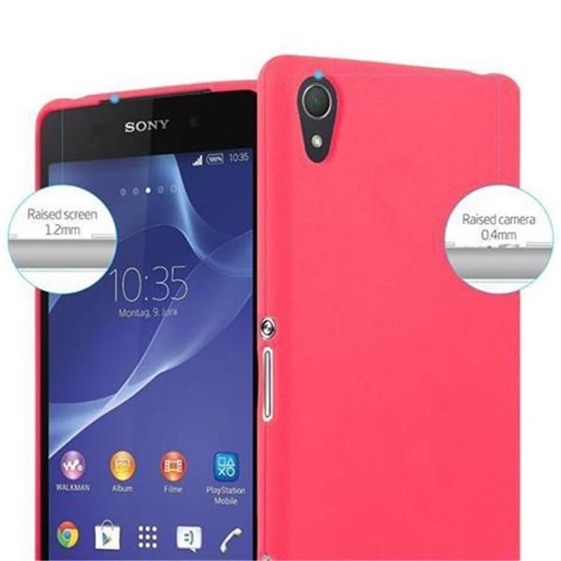 Cadorabo Hülle kompatibel mit Sony Xperia Z2 Schutzhülle aus flexiblem TPU Silikon