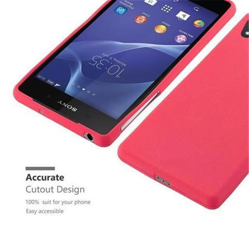 Cadorabo Hülle kompatibel mit Sony Xperia Z2 Schutzhülle aus flexiblem TPU Silikon