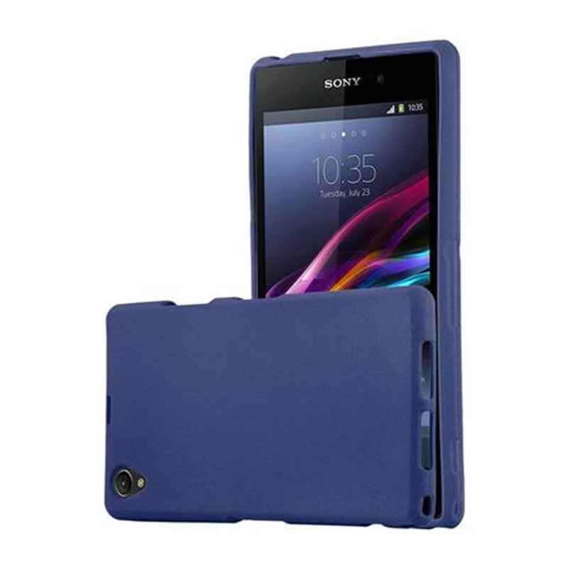 Cadorabo Hülle kompatibel mit Sony Xperia Z1 COMPACT Schutzhülle aus flexiblem TPU Silikon