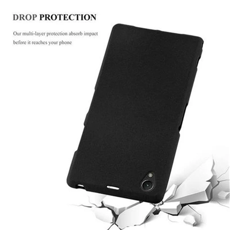 Cadorabo Hülle kompatibel mit Sony Xperia Z1 COMPACT Schutzhülle aus flexiblem TPU Silikon