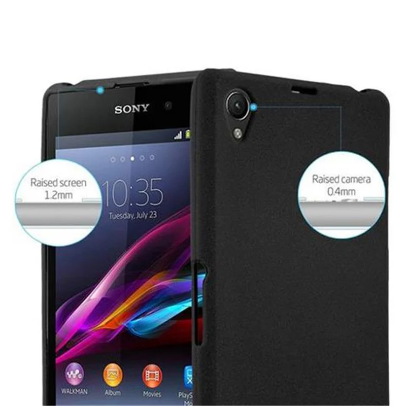 Cadorabo Hülle kompatibel mit Sony Xperia Z1 COMPACT Schutzhülle aus flexiblem TPU Silikon