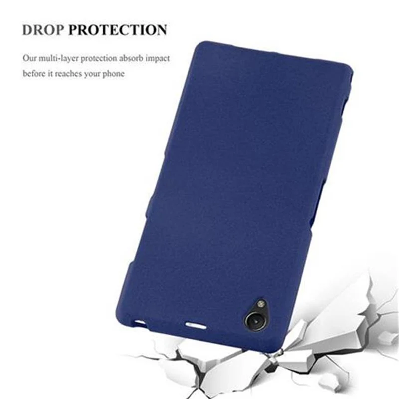 Cadorabo Hülle kompatibel mit Sony Xperia Z1 COMPACT Schutzhülle aus flexiblem TPU Silikon