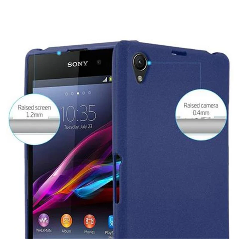 Cadorabo Hülle kompatibel mit Sony Xperia Z1 COMPACT Schutzhülle aus flexiblem TPU Silikon