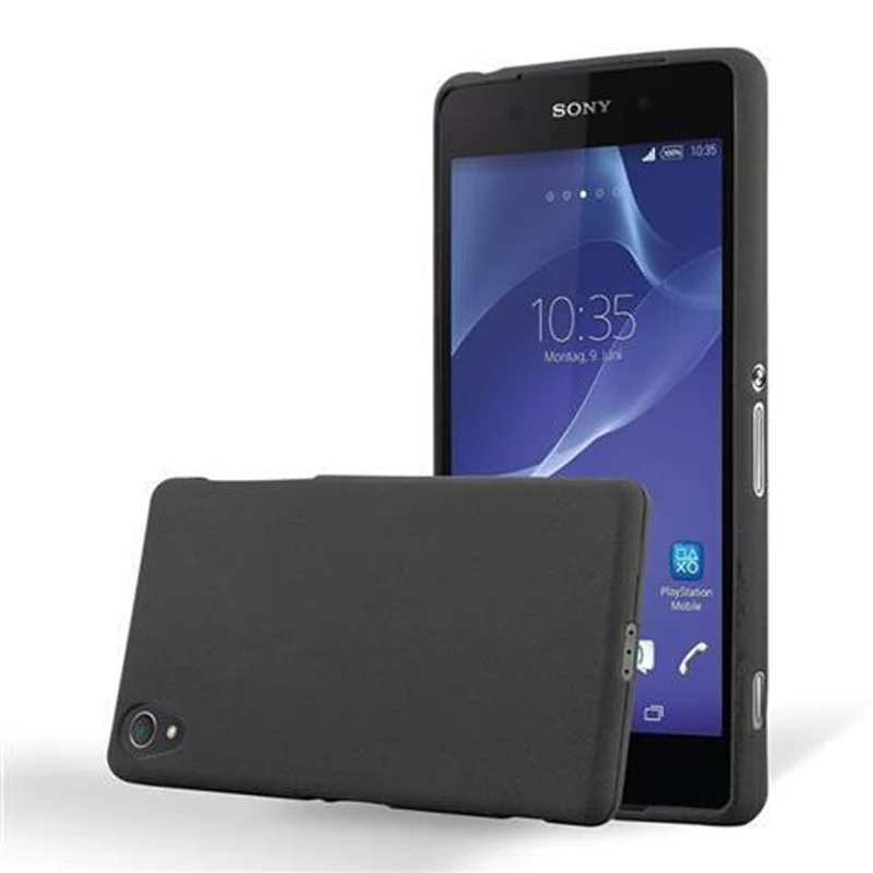 Cadorabo Hülle kompatibel mit Sony Xperia Z1 Schutzhülle aus flexiblem TPU Silikon