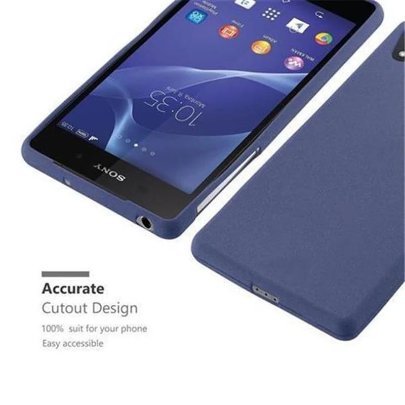 Cadorabo Hülle kompatibel mit Sony Xperia Z1 Schutzhülle aus flexiblem TPU Silikon