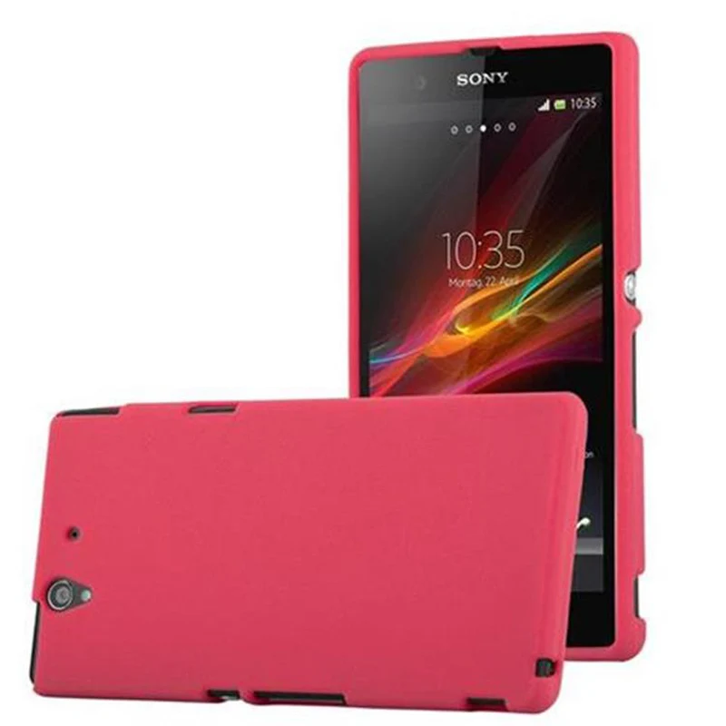 Cadorabo Hülle kompatibel mit Sony Xperia Z Schutzhülle aus flexiblem TPU Silikon