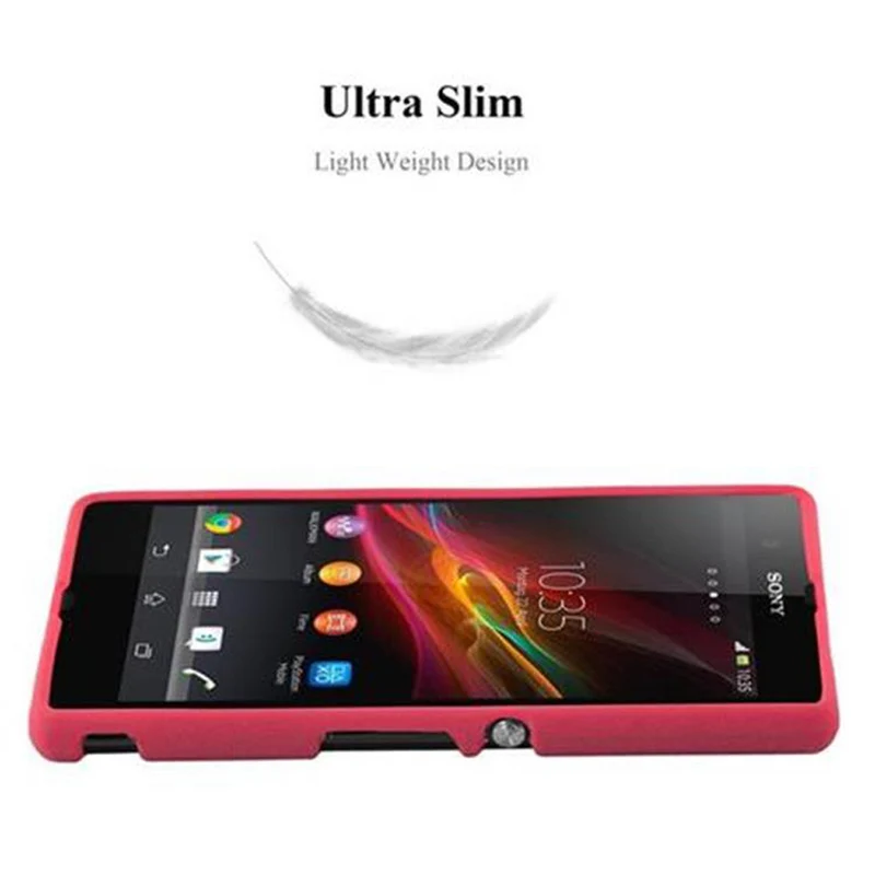 Cadorabo Hülle kompatibel mit Sony Xperia Z Schutzhülle aus flexiblem TPU Silikon