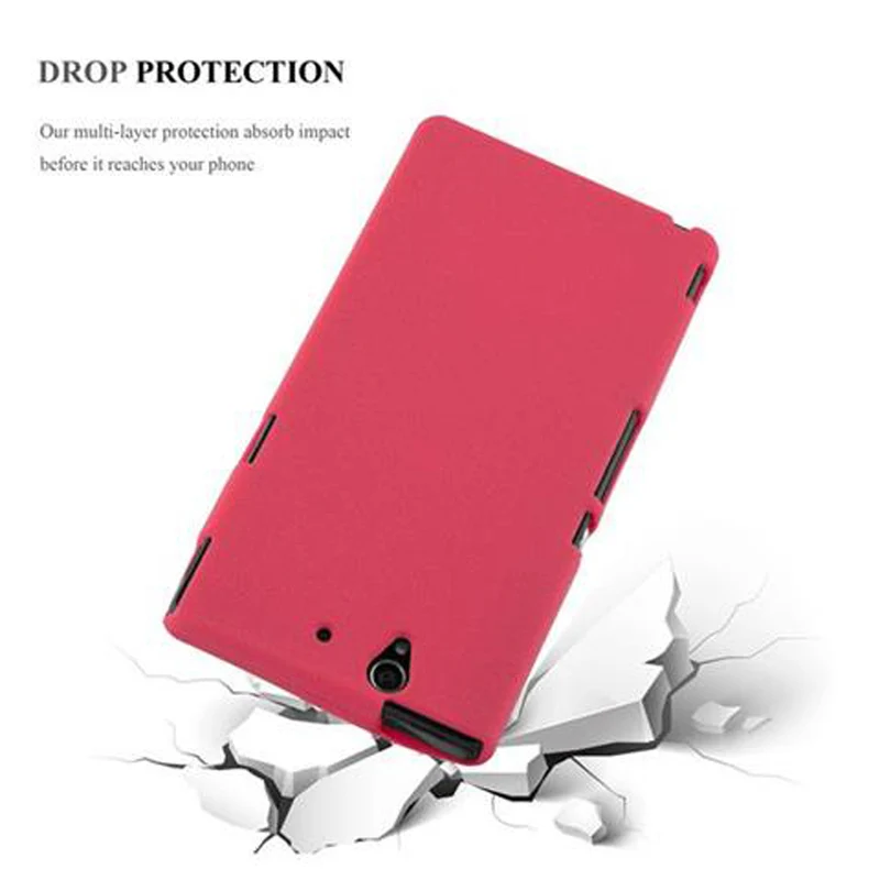 Cadorabo Hülle kompatibel mit Sony Xperia Z Schutzhülle aus flexiblem TPU Silikon