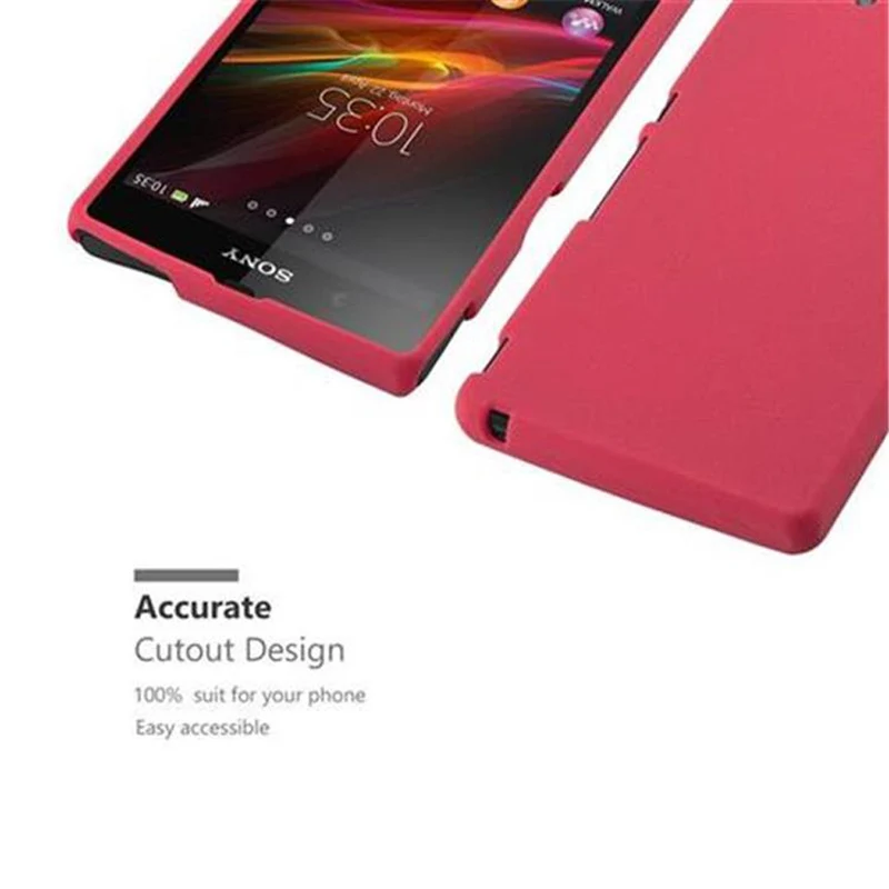 Cadorabo Hülle kompatibel mit Sony Xperia Z Schutzhülle aus flexiblem TPU Silikon