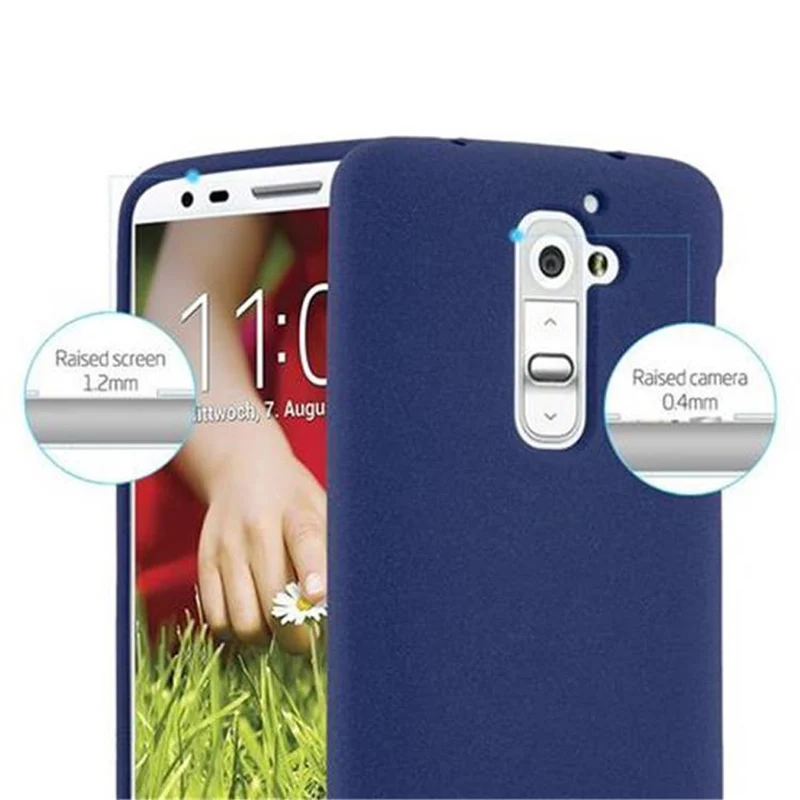 Cadorabo Hülle kompatibel mit LG G2 Schutzhülle aus flexiblem TPU Silikon