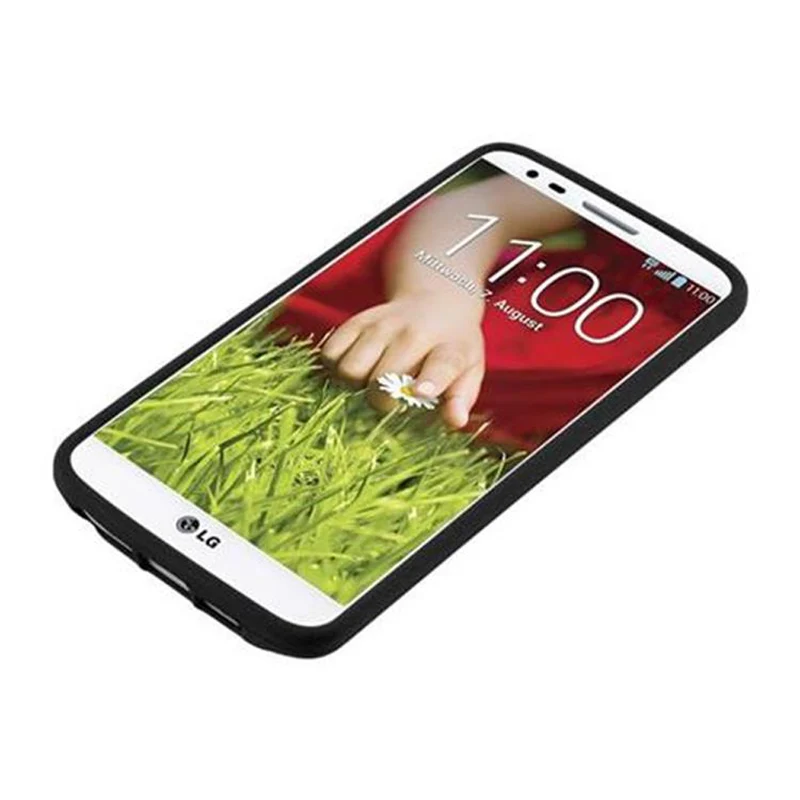 Cadorabo Hülle kompatibel mit LG G2 Schutzhülle aus flexiblem TPU Silikon