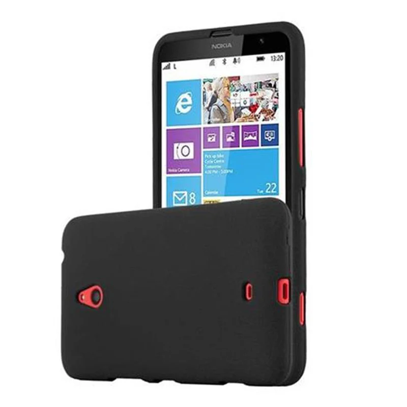 Cadorabo Hülle kompatibel mit Nokia Lumia 1320 Schutzhülle aus flexiblem TPU Silikon