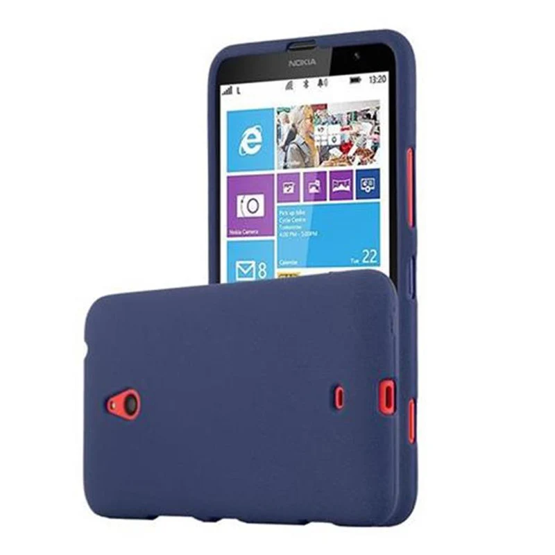 Cadorabo Hülle kompatibel mit Nokia Lumia 1320 Schutzhülle aus flexiblem TPU Silikon