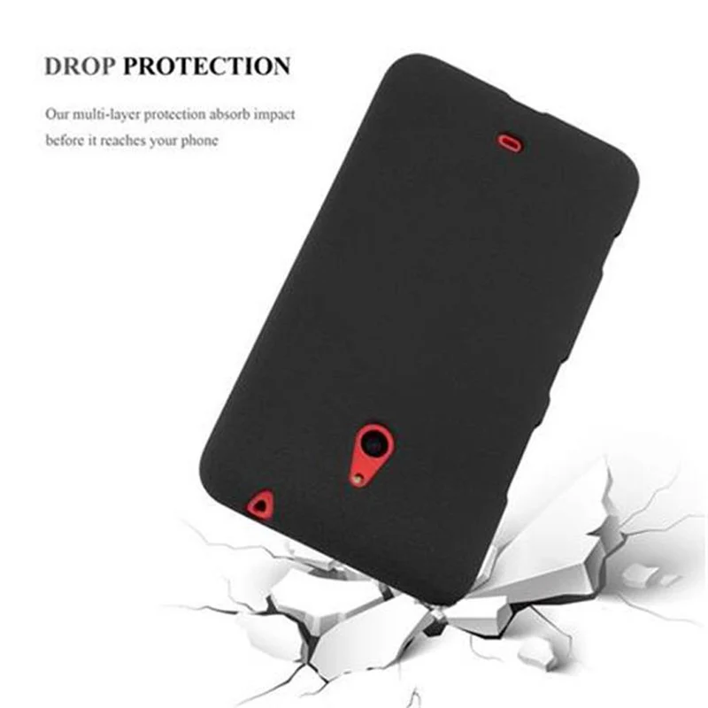 Cadorabo Hülle kompatibel mit Nokia Lumia 1320 Schutzhülle aus flexiblem TPU Silikon