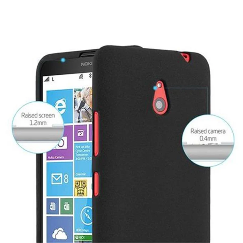 Cadorabo Hülle kompatibel mit Nokia Lumia 1320 Schutzhülle aus flexiblem TPU Silikon