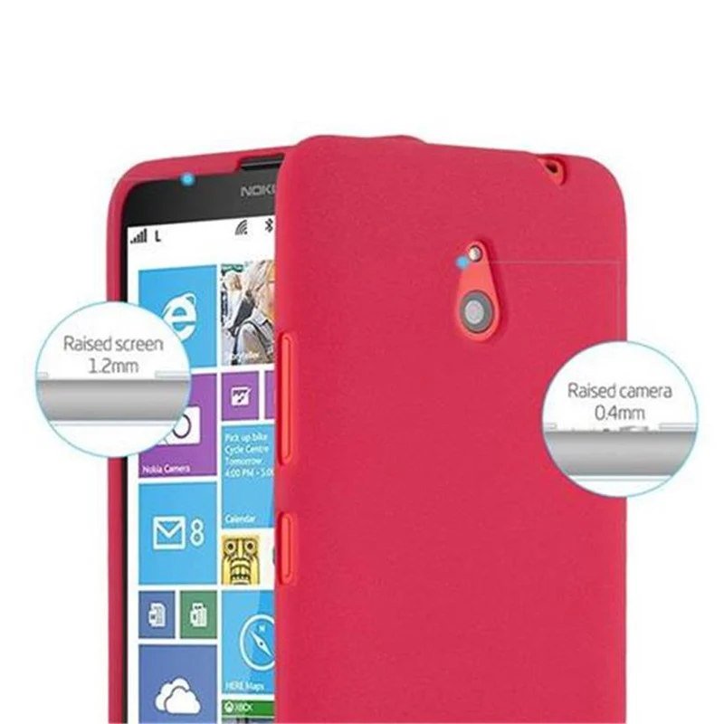 Cadorabo Hülle kompatibel mit Nokia Lumia 1320 Schutzhülle aus flexiblem TPU Silikon