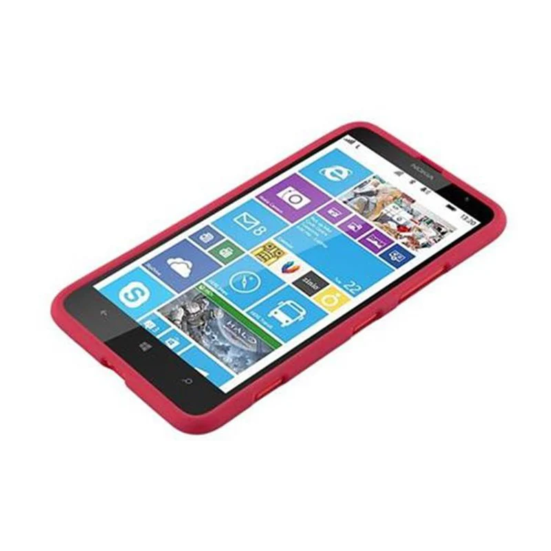 Cadorabo Hülle kompatibel mit Nokia Lumia 1320 Schutzhülle aus flexiblem TPU Silikon