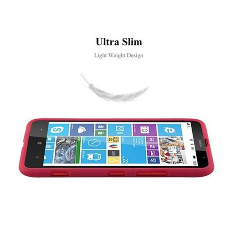 Cadorabo Hülle kompatibel mit Nokia Lumia 1320 Schutzhülle aus flexiblem TPU Silikon
