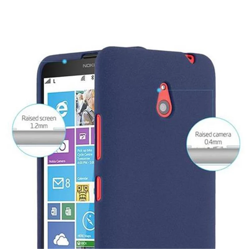 Cadorabo Hülle kompatibel mit Nokia Lumia 1320 Schutzhülle aus flexiblem TPU Silikon