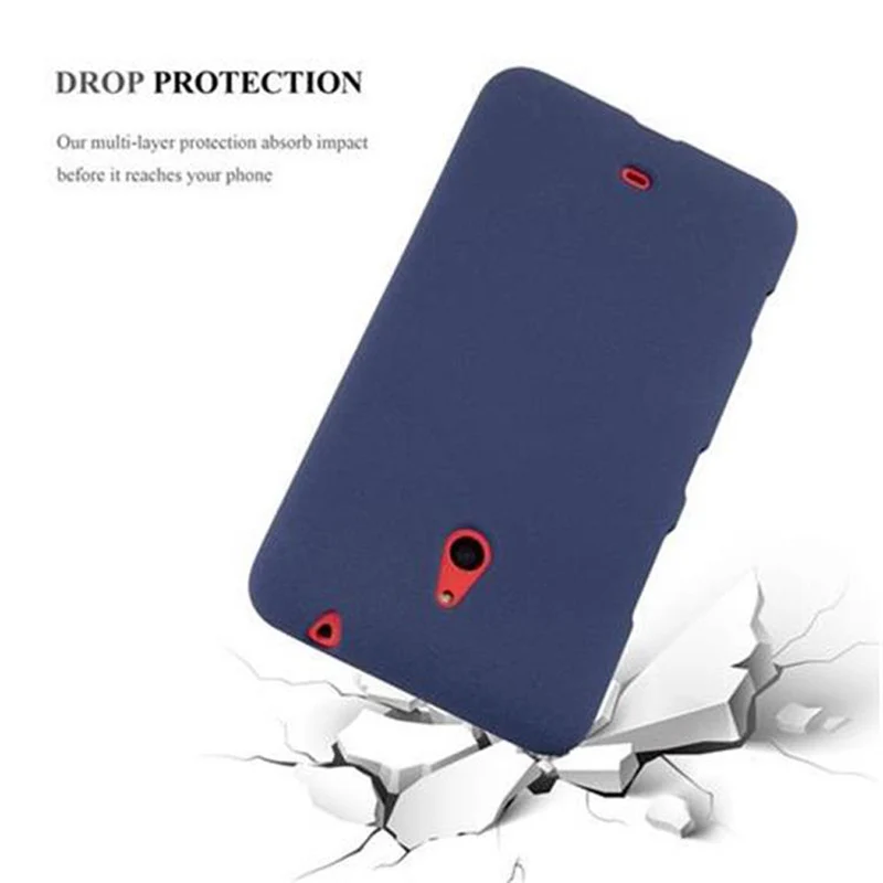 Cadorabo Hülle kompatibel mit Nokia Lumia 1320 Schutzhülle aus flexiblem TPU Silikon
