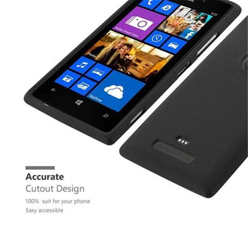 Cadorabo Hülle kompatibel mit Nokia Lumia 925 Schutzhülle aus flexiblem TPU Silikon